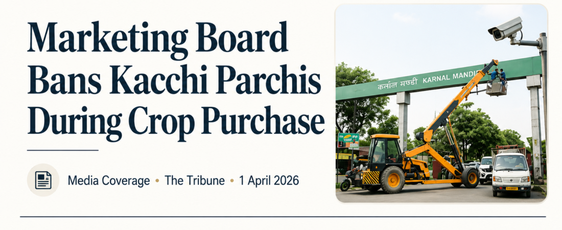 Marketing Board Bans Kacchi Parchis During Crop Purchase
