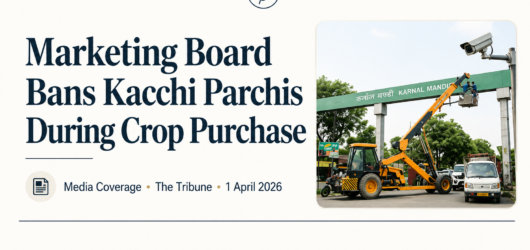 Marketing Board Bans Kacchi Parchis During Crop Purchase